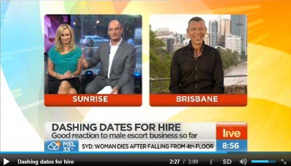 Male Escort Business Interview with Kochie and Mel